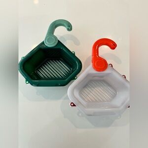 New! Set of 2 sink strainers for no garbage disposal